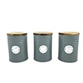 Metal Tea Coffee Sugar Jar